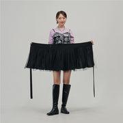 Mini Tulle Wrap Skirt - LEESLE