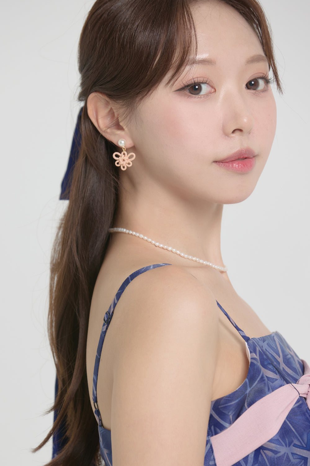 Pearl Knot Earrings — LEESLE