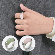 Gemstone Single Band Ring — LEESLE
