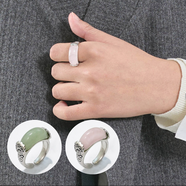 Gemstone Single Band Ring — LEESLE