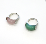 Gemstone Single Band Ring — LEESLE