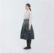 Hangueul Wrap Skirt — LEESLE