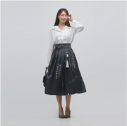 Hangueul Wrap Skirt — LEESLE