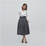 Hangueul Wrap Skirt — LEESLE