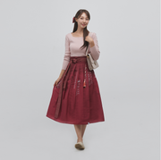 Hangueul Wrap Skirt — LEESLE