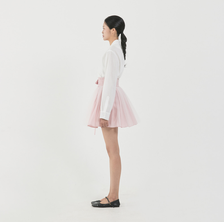 Mini Tulle Wrap Skirt - LEESLE