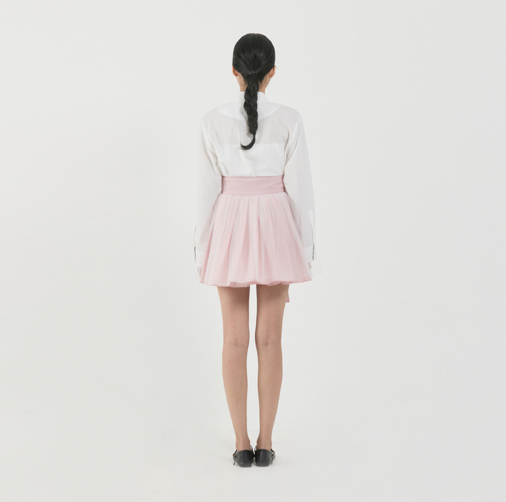Mini Tulle Wrap Skirt - LEESLE