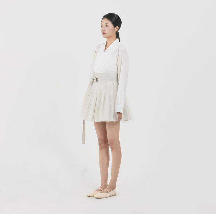 Mini Tulle Wrap Skirt - LEESLE