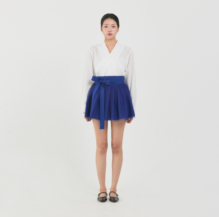 Mini Tulle Wrap Skirt - LEESLE
