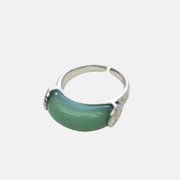 Gemstone Single Band Ring — LEESLE
