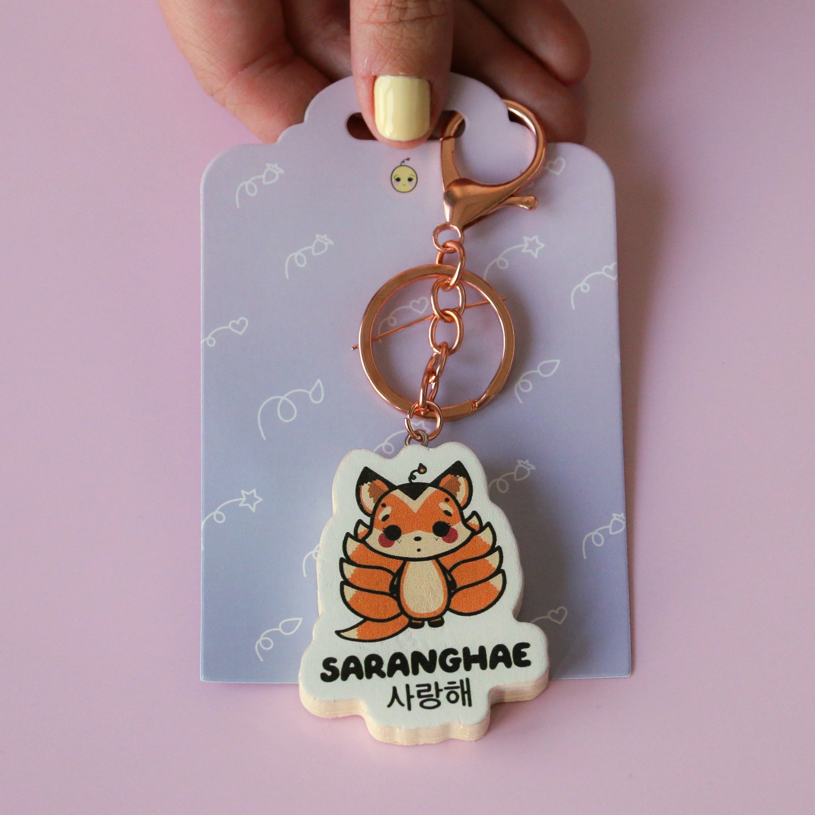 Miho Saranghae Keychain — DREEMIE SHOP