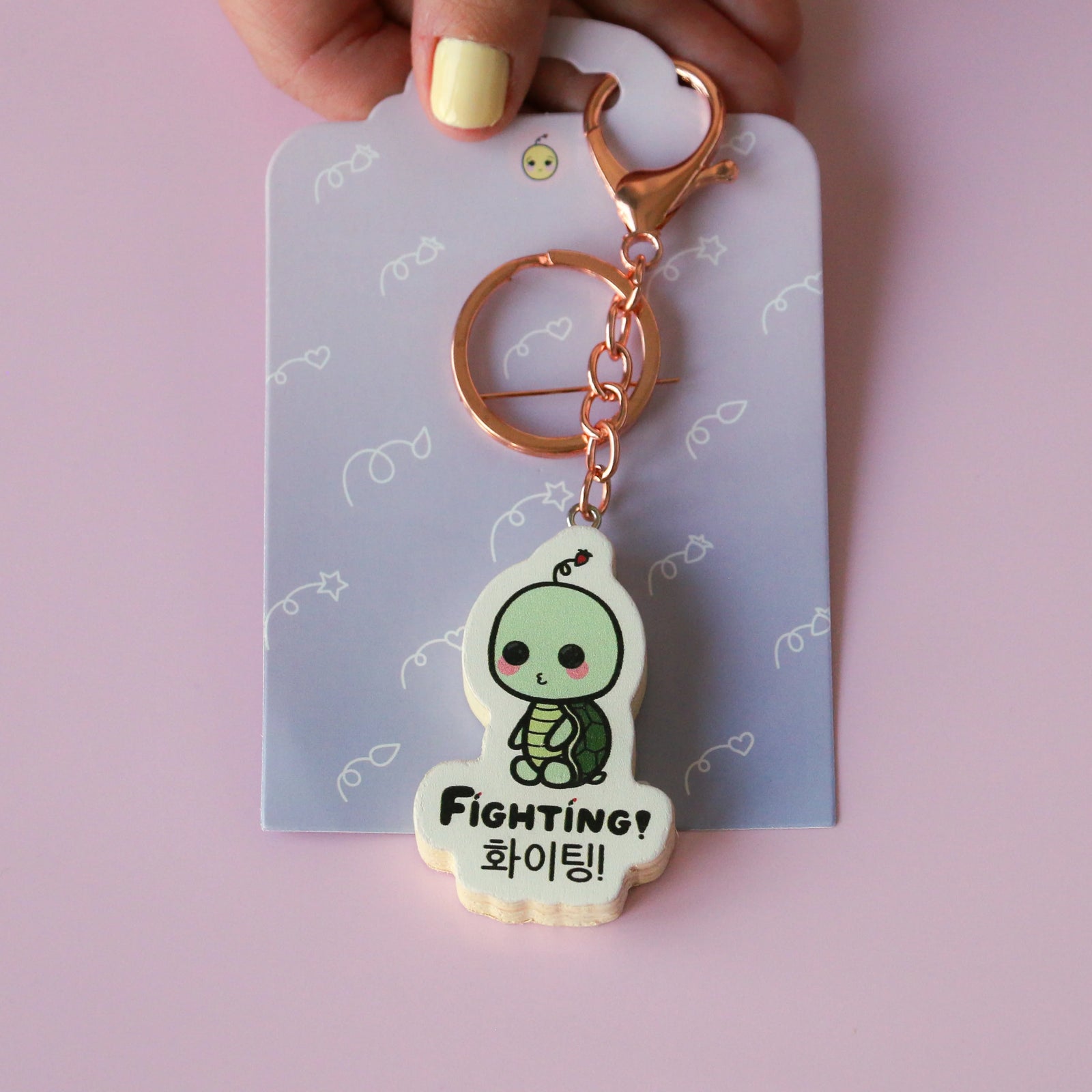 Toto Fighting! Keychain — DREEMIE SHOP