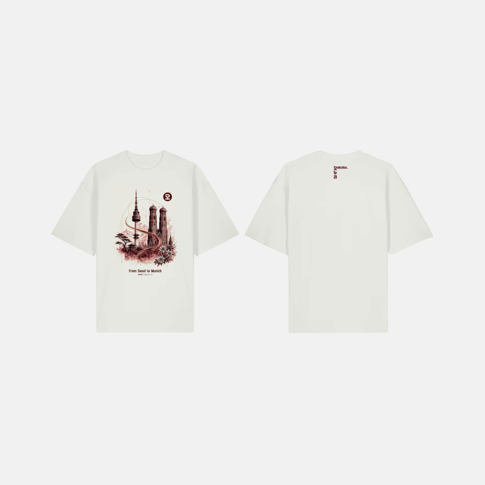T-shirt ARARI City Tour — De Séoul à l'Europe et New York