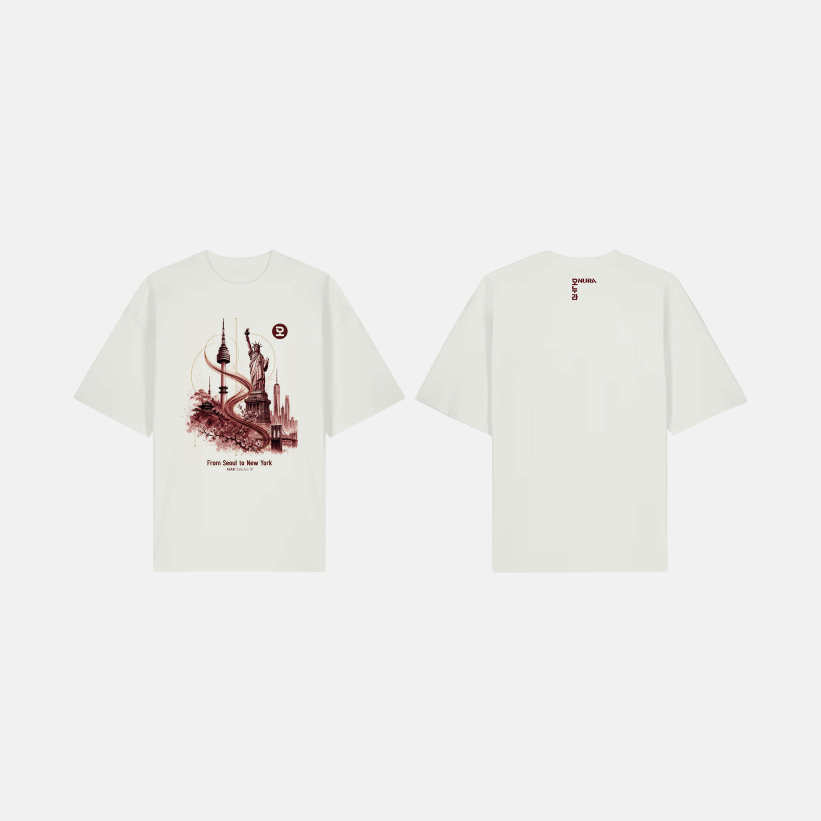 T-shirt ARARI City Tour — De Séoul à l'Europe et New York