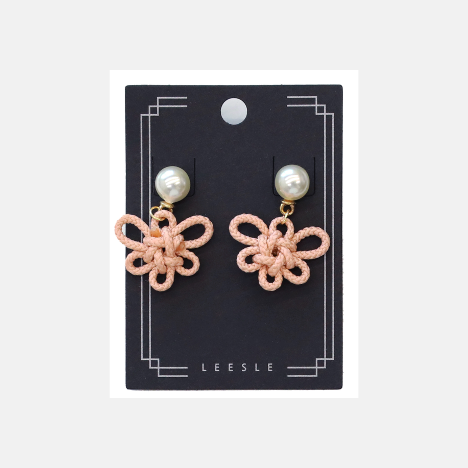 Pearl Knot Earrings — LEESLE