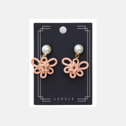Pearl Knot Earrings — LEESLE