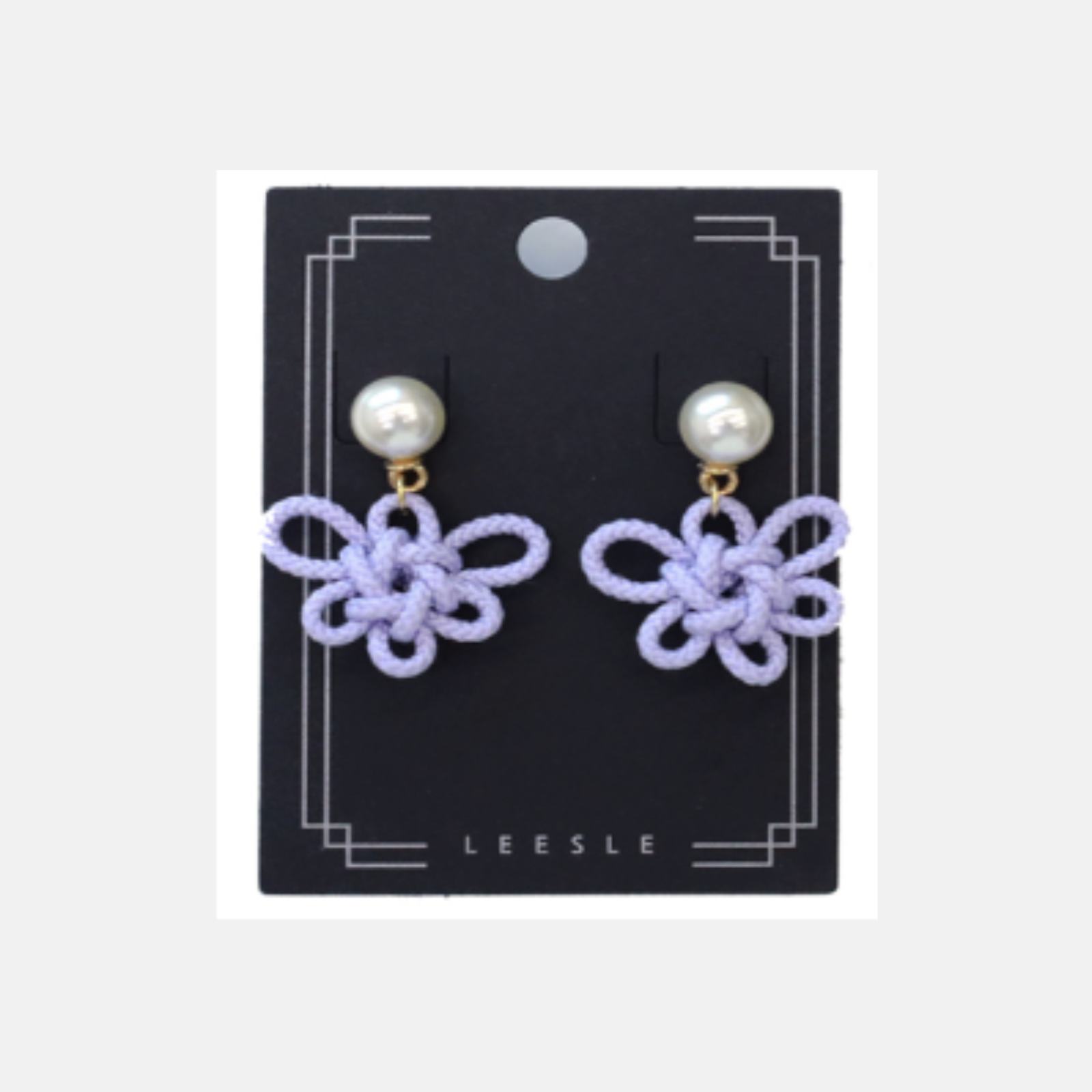Pearl Knot Earrings — LEESLE
