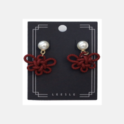 Pearl Knot Earrings — LEESLE