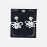 Pearl Knot Earrings — LEESLE